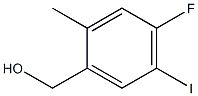 (4-Fluoro-5-iodo-2-methyl-phenyl)-methanol Struktur