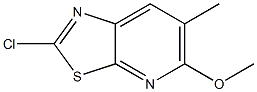 2-Chloro-5-methoxy-6-methyl-thiazolo[5,4-b]pyridine Struktur