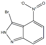 3-Bromo-4-nitro-2H-indazole Struktur