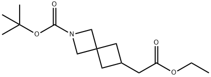 tert-butyl 6-(2-ethoxy-2-oxoethyl)-2-azaspiro[3.3]heptane-2-carboxylate