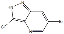 6-Bromo-3-chloro-2H-pyrazolo[4,3-b]pyridine Struktur