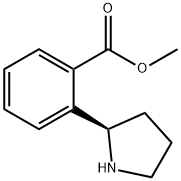 METHYL2-((2R)PYRROLIDIN-2-YL)BENZOATE Struktur