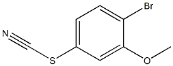 1-Bromo-2-methoxy-4-thiocyanato-benzene Struktur