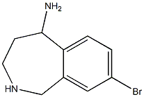 8-bromo-2,3,4,5-tetrahydro-1H-benzo[c]azepin-5-amine Struktur