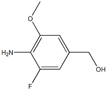 (4-Amino-3-fluoro-5-methoxy-phenyl)-methanol Struktur