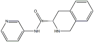 (S)-N-(pyridin-3-yl)-1,2,3,4-tetrahydroisoquinoline-3-carboxamide Struktur