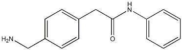 2-(4-(aminomethyl)phenyl)-N-phenylacetamide Struktur