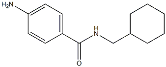 4-amino-N-(cyclohexylmethyl)benzamide Struktur