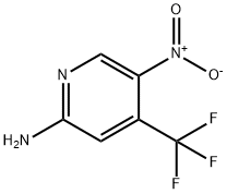 5-Nitro-4-trifluoromethyl-pyridin-2-ylamine Struktur