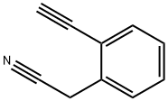 2-Ethynylphenylacetonitrile Struktur