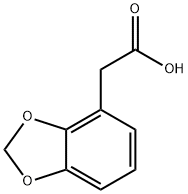 2-(1,3-benzodioxol-4-yl)acetic acid Struktur