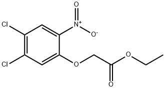 ethyl 2-(4,5-dichloro-2-nitrophenoxy)acetate Struktur