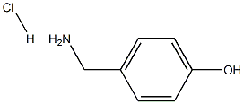 4-Aminomethyl-phenol hydrochloride Struktur