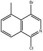 4-bromo-1-chloro-5-methylisoquinoline Struktur