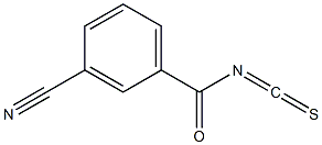 3-Cyanobenzoyl isothiocyanate Struktur