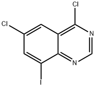 4,6-dichloro-8-iodoQuinazoline Struktur