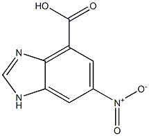 6-Nitro-1H-benzo[d]imidazole-4-carboxylic acid Struktur