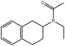 N-ethyl-N-(1,2,3,4-tetrahydronaphthalen-2-yl)acetamide Struktur