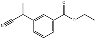 Ethyl 3-(1-cyanoethyl)benzoate Struktur