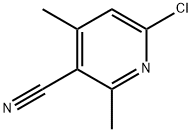 6-Chloro-2,4-dimethylnicotinonitrile Struktur