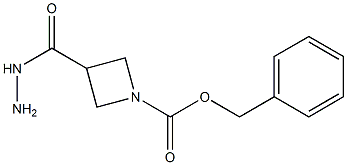 1-Cbz-Azetidine-3-carboxylic acid hydrazide Struktur