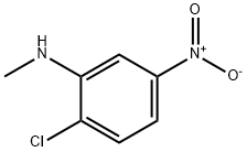 2-chloro-N-methyl-5-nitrobenzenamine Struktur