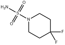 4,4-Difluoropiperidine-1-sulfonamide Struktur