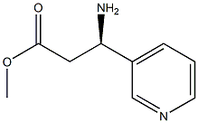 METHYL (3R)-3-AMINO-3-(PYRIDIN-3-YL)PROPANOATE Struktur