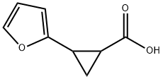 2-(Furan-2-yl)cyclopropanecarboxylic acid Struktur