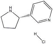 (S)-3-(PYRROLIDIN-2-YL)PYRIDINE HYDROCHLORIDE Struktur