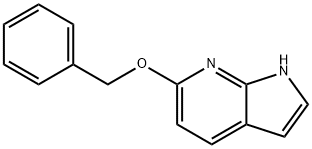 6-(BENZYLOXY)-1H-PYRROLO[2,3-B]PYRIDINE Struktur