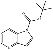 1H-pyrrolo[3,2-b]pyridine-1-carboxylic acid 1,1-dimethylethyl ester Struktur