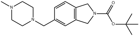 tert-butyl 5-((4-methylpiperazin-1-yl)methyl)isoindoline-2-carboxylate Struktur