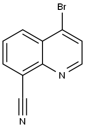 4-Bromo-8-quinolinecarbonitrile Struktur