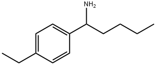 1-(4-ETHYLPHENYL)PENTYLAMINE Struktur