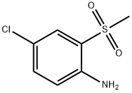 4-Chloro-2-(methylsulfonyl)aniline Struktur