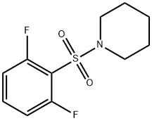 1-[(2,6-difluorophenyl)sulfonyl]Piperidine Struktur