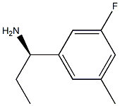 (1R)-1-(3-FLUORO-5-METHYLPHENYL)PROPAN-1-AMINE Struktur