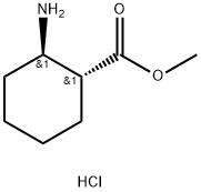 (1R,2R)-methyl 2-aminocyclohexanecarboxylate hydrochloride Struktur