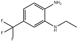 N1-ethyl-5-(trifluoromethyl)benzene-1,2-diamine Struktur