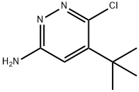 5-(tert-butyl)-6-chloropyridazin-3-amine Struktur