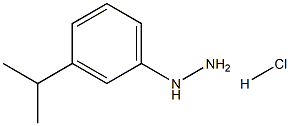 (3-Isopropylphenyl)hydrazine hydrochloride Struktur