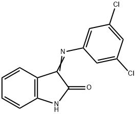 3-[(3,5-dichlorophenyl)imino]-1,3-dihydro-2H-indol-2-one Struktur