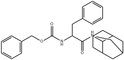 benzyl (1-(adamantan-2-ylamino)-1-oxo-3-phenylpropan-2-yl)carbamate Struktur