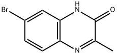 7-bromo-3-methyl-2(1H)-Quinoxalinone Struktur