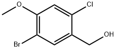 (5-bromo-2-chloro-4-methoxyphenyl)methanol Struktur