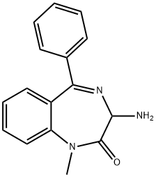 (Z)-tert-butyl 1-methyl-2-oxo-5-phenyl-2,3-dihydro-1H-benzo[e][1,4]diazepin-3-ylcarbamat Struktur