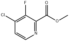 Methyl 4-chloro-3-fluoropicolinate Struktur