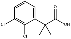 2-(2,3-dichlorophenyl)-2-methylpropanoic acid Struktur