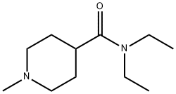 N,N-二乙基-1-甲基哌啶-4-甲酰胺 結(jié)構(gòu)式